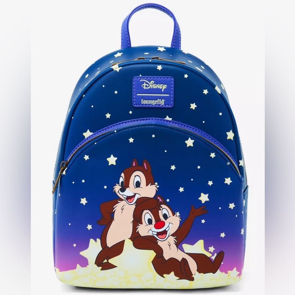 Disney Loungefly Chip and Dale Backpack - Picture 1 of 5
